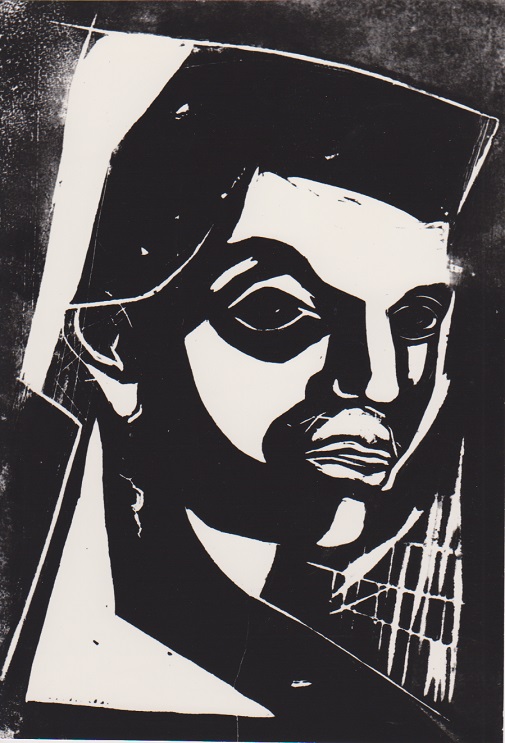 Bogo Čobal, lesorez, papir